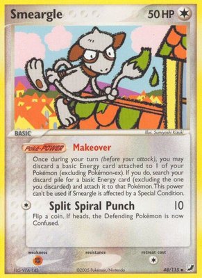 Smeargle, EX Unseen Forces