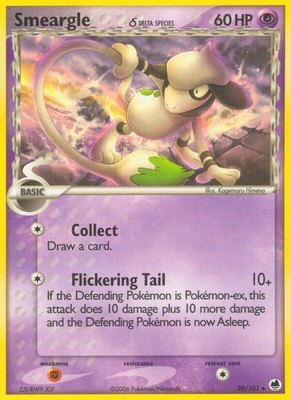 Smeargle (Delta Species), EX Dragon Frontiers