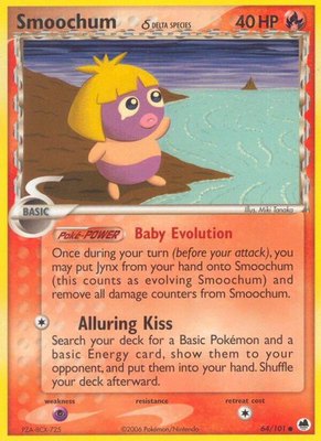 Smoochum (Delta Species), EX Dragon Frontiers
