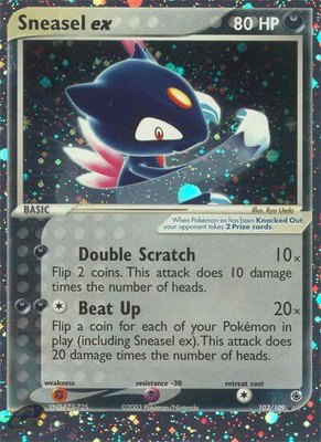 Sneasel ex, EX Ruby and Sapphire
