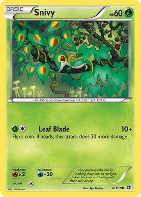 Snivy, Legendary Treasures