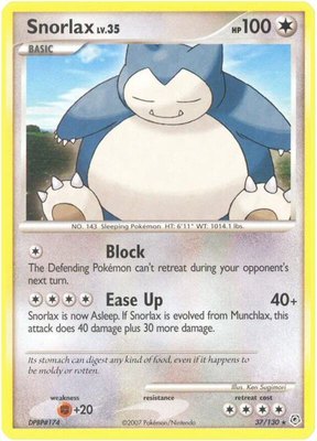 Snorlax, Diamond and Pearl