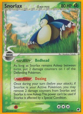 Snorlax (Delta Species), EX Dragon Frontiers