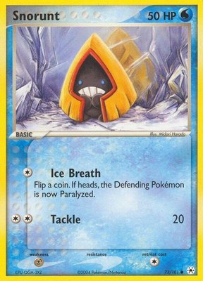 Snorunt, EX Hidden Legends