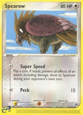 Spearow, EX Sandstorm