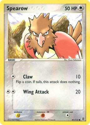 Spearow, EX FireRed & LeafGreen