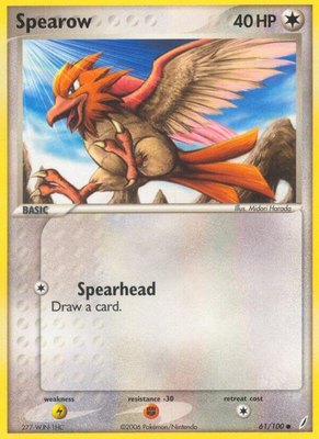Spearow, EX Crystal Guardians