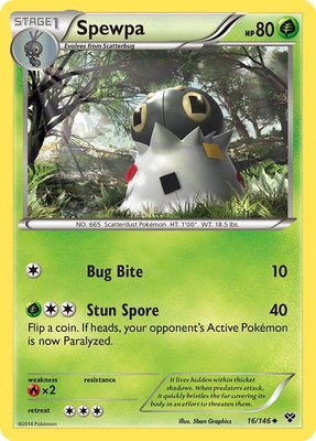 Spewpa, XY Base Set