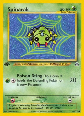 Spinarak, Neo Discovery