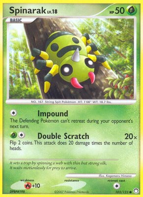 Spinarak, Mysterious Treasures