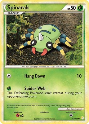 Spinarak, HeartGold SoulSilver