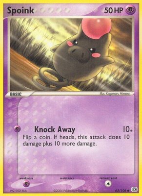 Spoink, EX Emerald