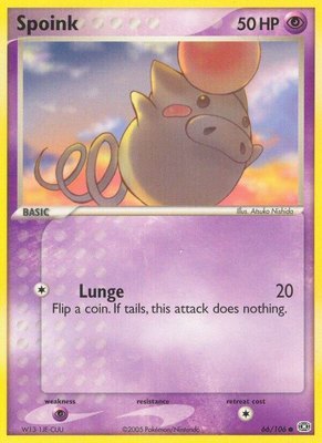 Spoink, EX Emerald