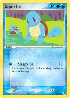 Squirtle, EX FireRed & LeafGreen