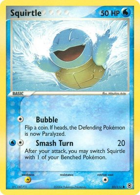 Squirtle, EX FireRed & LeafGreen