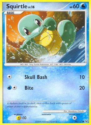 Squirtle, Platinum