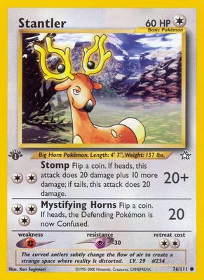 Stantler, Neo Genesis