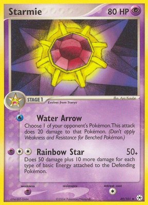 Starmie, EX Hidden Legends