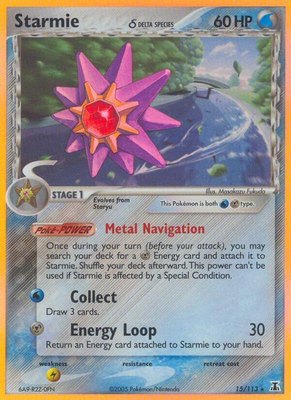 Starmie (Delta Species), EX Delta Species