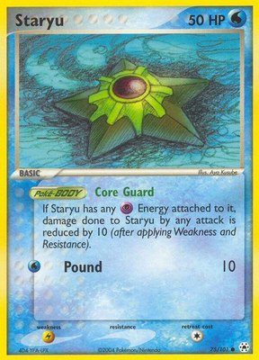 Staryu, EX Hidden Legends