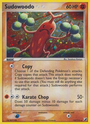 Sudowoodo, EX Unseen Forces