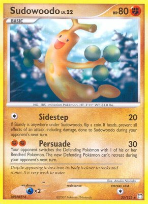 Sudowoodo, Mysterious Treasures