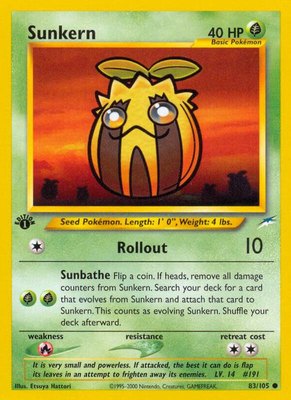 Sunkern, Neo Destiny