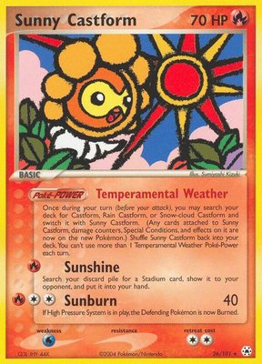 Sunny Castform, EX Hidden Legends