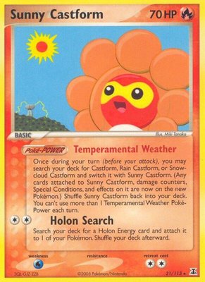 Sunny Castform, EX Delta Species