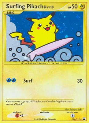 Surfing Pikachu, Rising Rivals