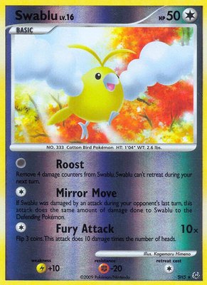 Swablu (Shiny), Platinum