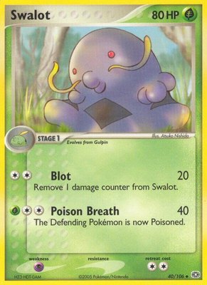 Swalot, EX Emerald