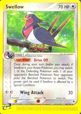 Swellow, EX Ruby and Sapphire