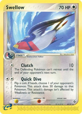 Swellow, EX Dragon