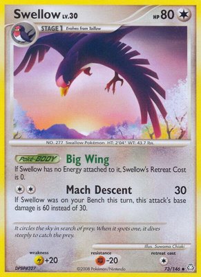 Swellow, Legends Awakened