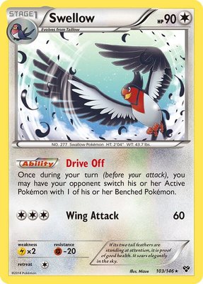 Swellow, XY Base Set