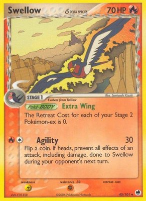 Swellow (Delta Species), EX Dragon Frontiers