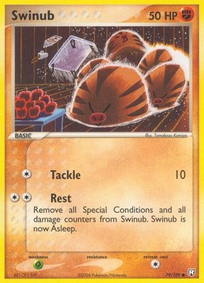 Swinub, EX Team Rocket Returns