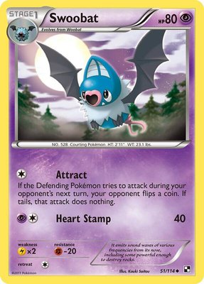 Swoobat, Black and White