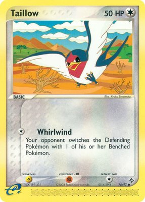 Taillow, EX Dragon