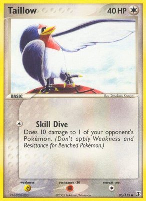 Taillow, EX Delta Species