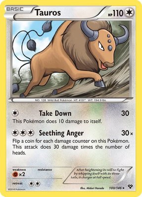 Tauros, XY Base Set