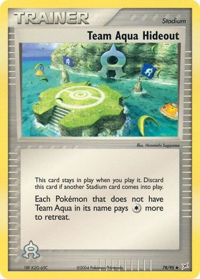 Team Aqua Hideout, EX Team Magma vs Team Aqua
