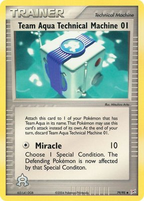 Team Aqua Technical Machine 01, EX Team Magma vs Team Aqua