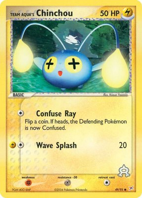 Team Aqua's Chinchou, EX Team Magma vs Team Aqua