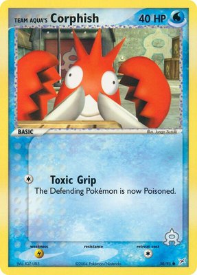 Team Aqua's Corphish, EX Team Magma vs Team Aqua