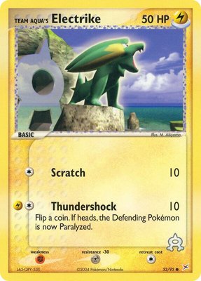 Team Aqua's Electrike, EX Team Magma vs Team Aqua