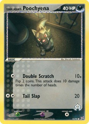 Team Aqua's Poochyena, EX Team Magma vs Team Aqua