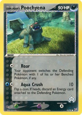 Team Aqua's Poochyena, EX Team Magma vs Team Aqua