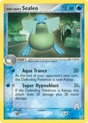 Team Aqua's Sealeo, EX Team Magma vs Team Aqua